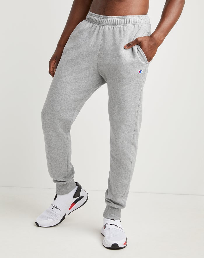 Champion Powerblend Fleece Joggingbroek Heren - Grijs - Belgie 3905QDGWA